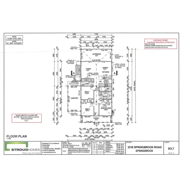 Floorplan of Homely house listing, 2218 Springbrook Road, Springbrook QLD 4213