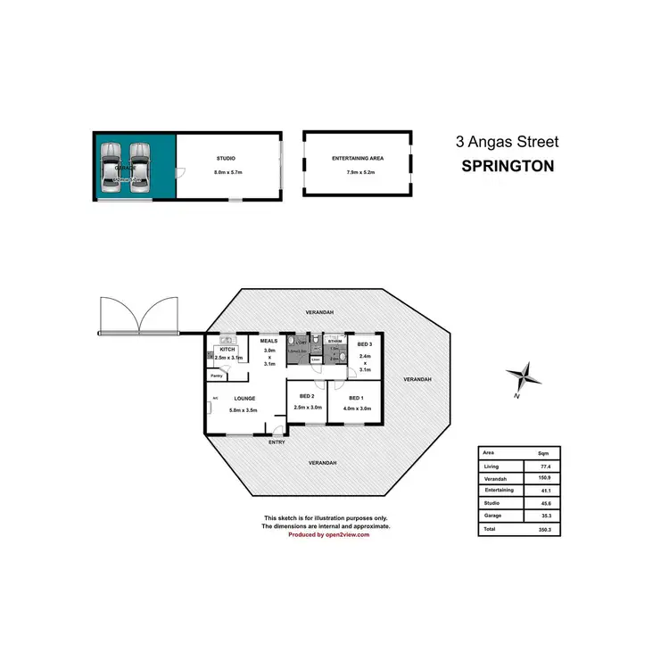 Floorplan of Homely house listing, 3 Angas Street, Springton SA 5235