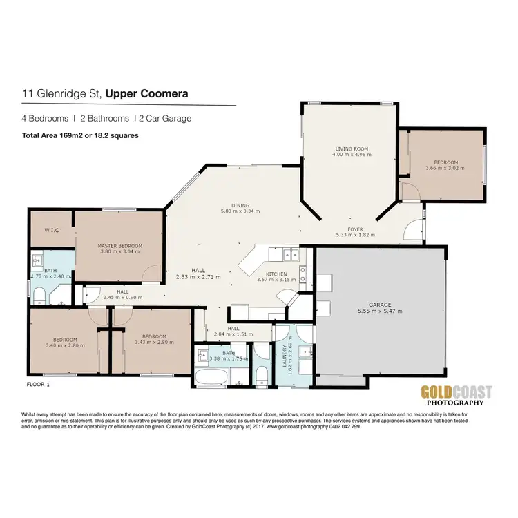 Floorplan of Homely house listing, 11 Glenridge Street, Upper Coomera QLD 4209