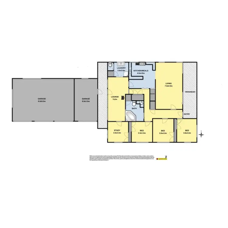 Floorplan of Homely rural property listing, 105 Irrewillipe/Pirron Yallock Road, Irrewillipe VIC 3249