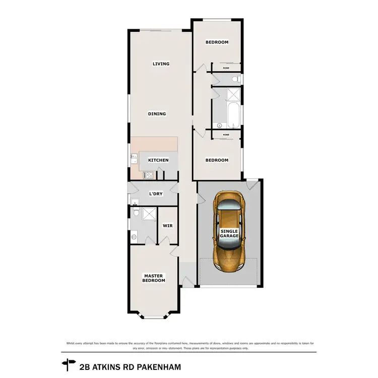 Floorplan of Homely house listing, 2B Atkins Road, Pakenham VIC 3810