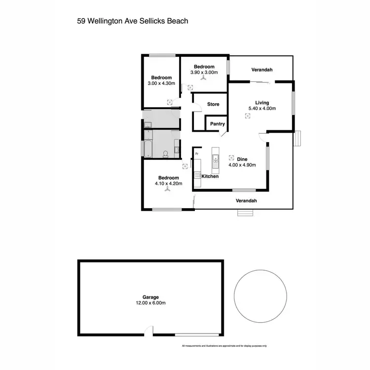 Floorplan of Homely house listing, 59 Wellington Avenue, Sellicks Beach SA 5174