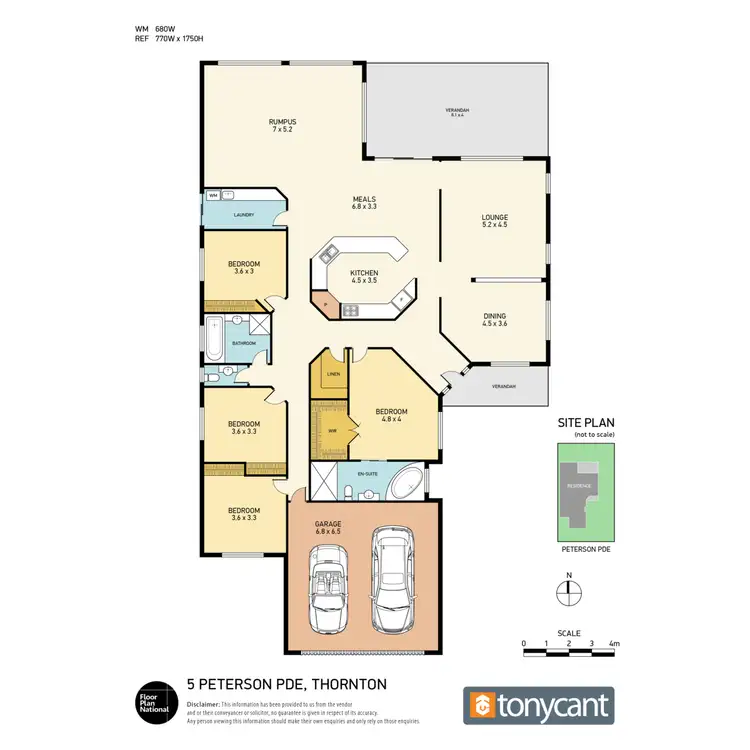 Floorplan of Homely house listing, 5 Peterson Parade, Thornton NSW 2322