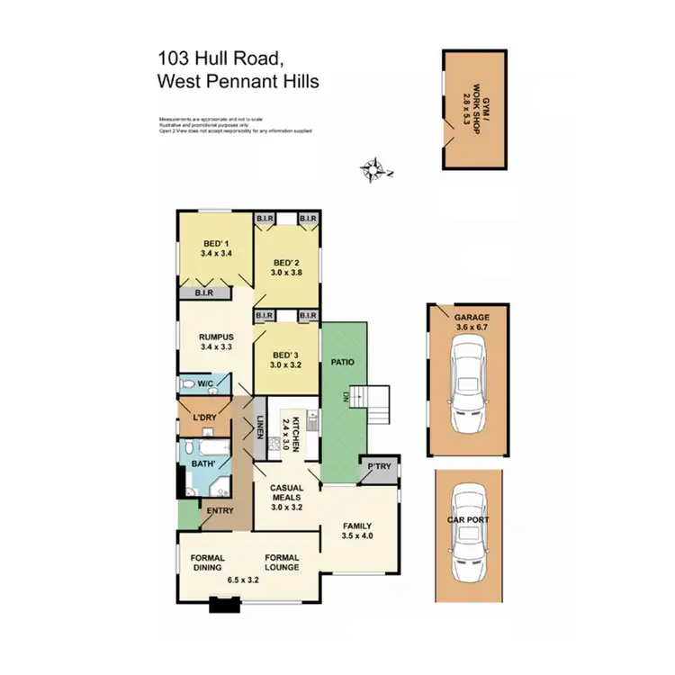 Floorplan of Homely house listing, 103 Hull Road, West Pennant Hills NSW 2125