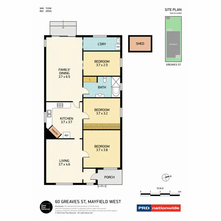Floorplan of Homely house listing, 60 Greaves Street, Mayfield East NSW 2304