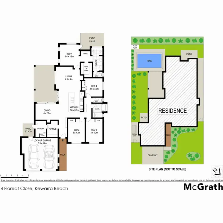 Floorplan of Homely house listing, 4 Floreat Close, Kewarra Beach QLD 4879