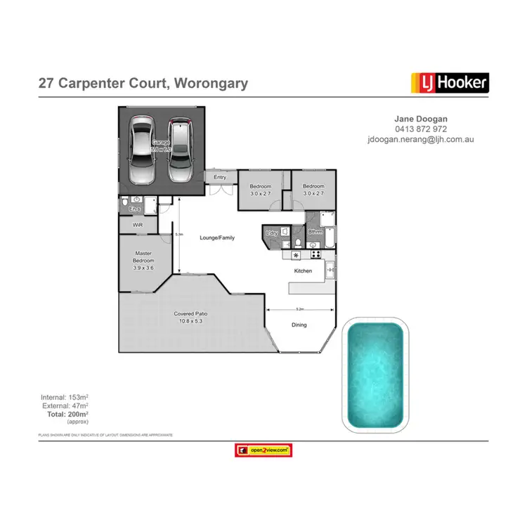Floorplan of Homely house listing, 27 Carpenter Court, Worongary QLD 4213