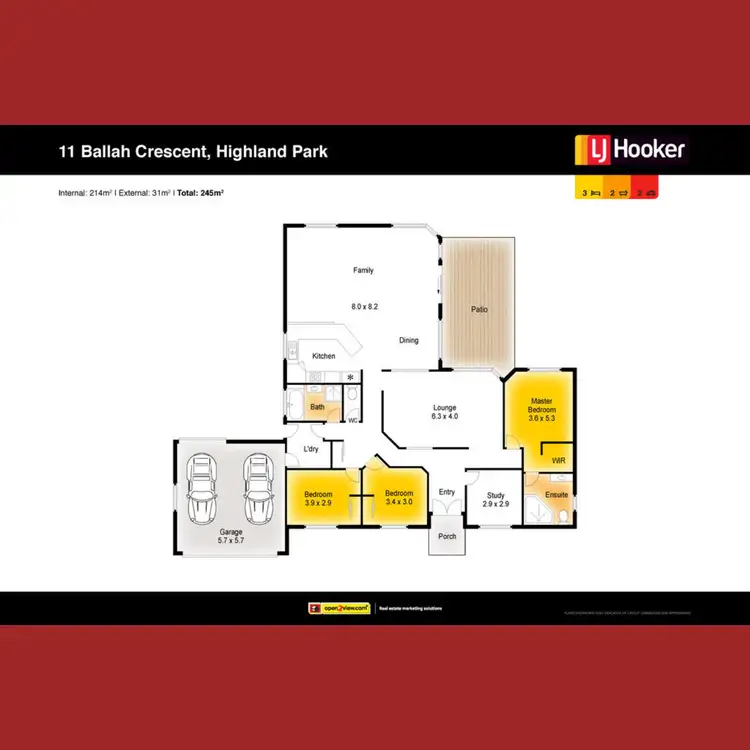 Floorplan of Homely house listing, 11 Ballah Crescent, Highland Park QLD 4211