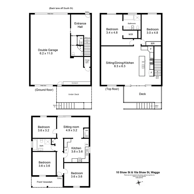 Floorplan of Homely house listing, 10 & 10a Shaw Street, Wagga Wagga NSW 2650