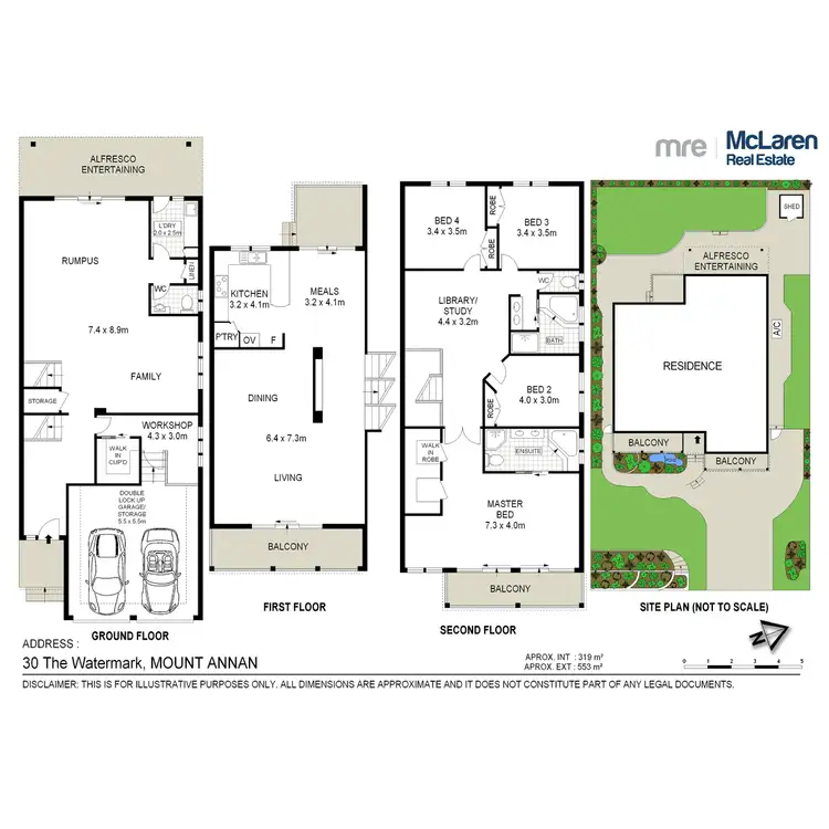 Floorplan of Homely house listing, 30 The Watermark, Mount Annan NSW 2567