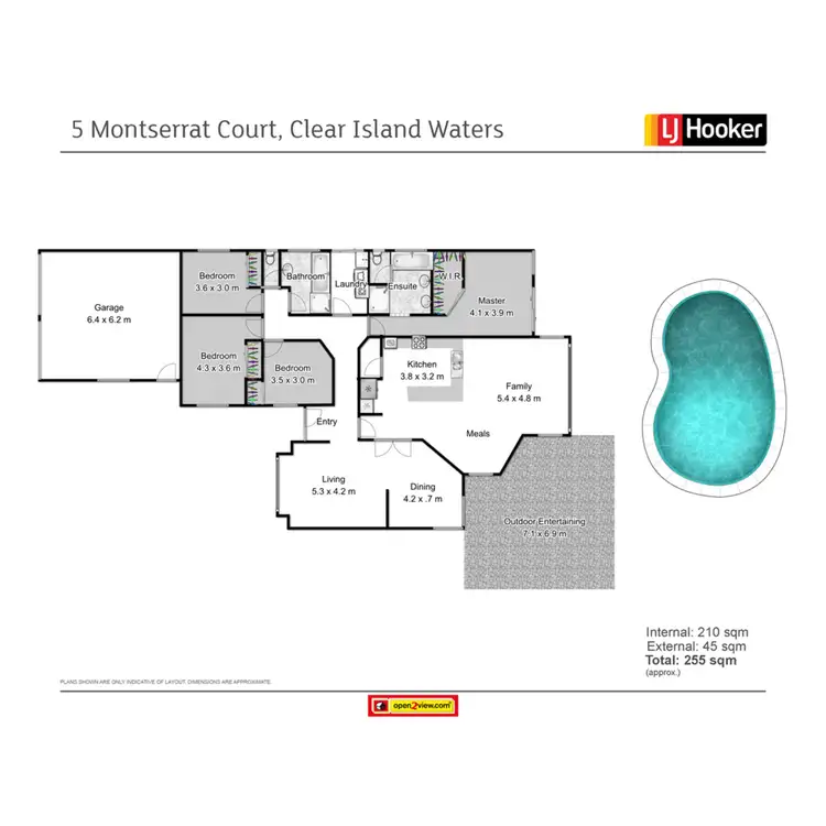 Floorplan of Homely house listing, 5 Montserrat Court, Clear Island Waters QLD 4226