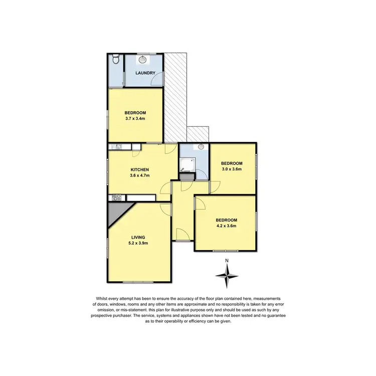 Floorplan of Homely house listing, 7 McAdam Crescent, Colac VIC 3250