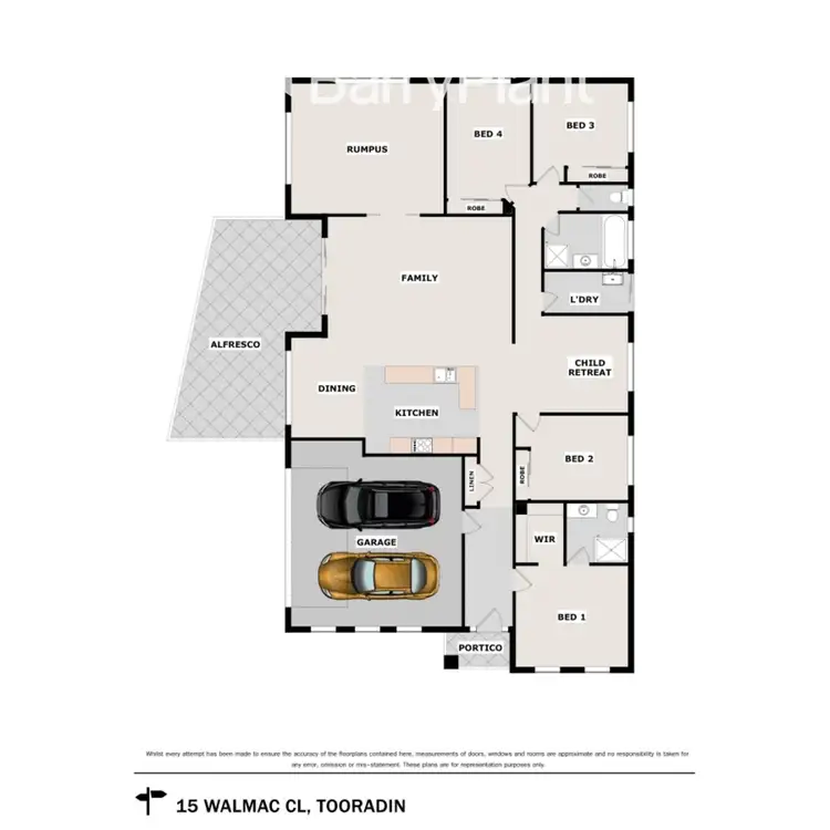 Floorplan of Homely house listing, 15 Walmac Close, Tooradin VIC 3980