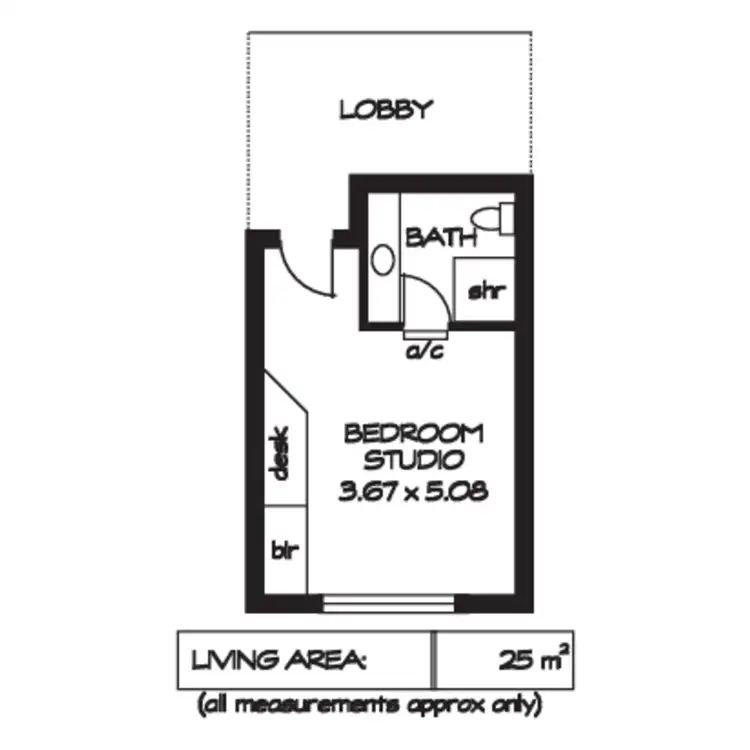 Floorplan of Homely apartment listing, 13/247 Gouger Street, Adelaide SA 5000