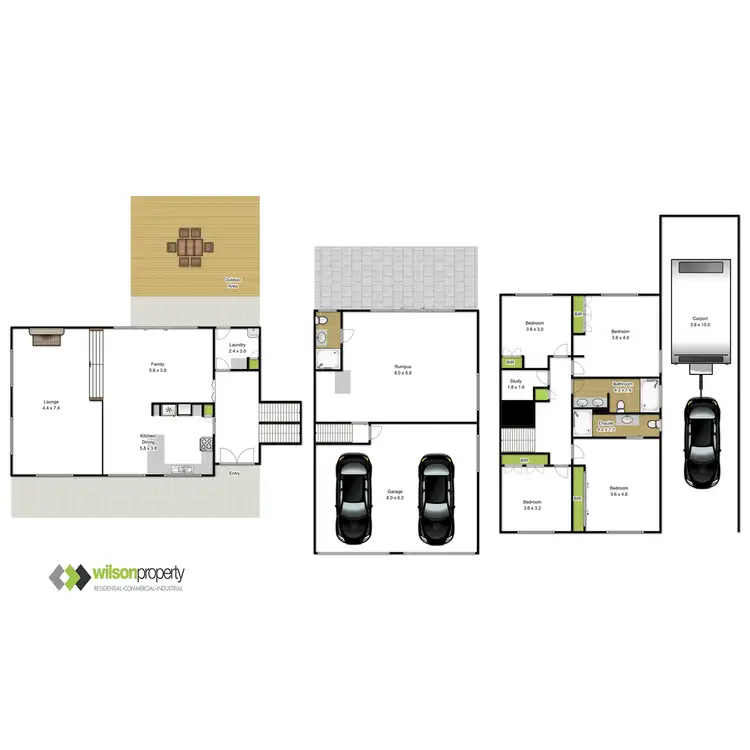 Floorplan of Homely house listing, 1 Paul Street, Traralgon VIC 3844