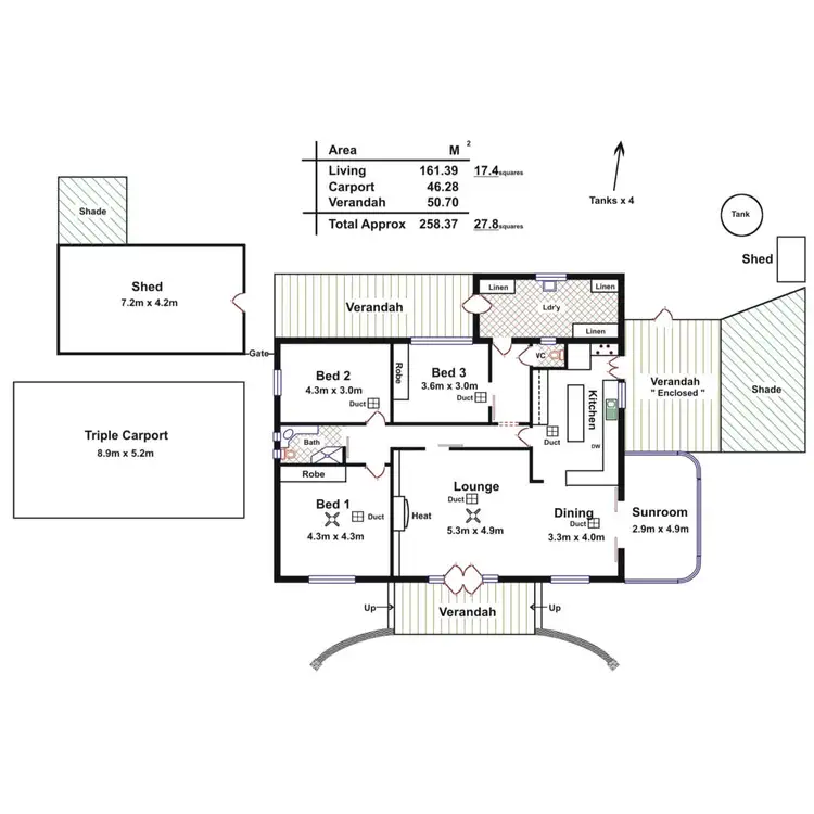 Floorplan of Homely house listing, Address available on request