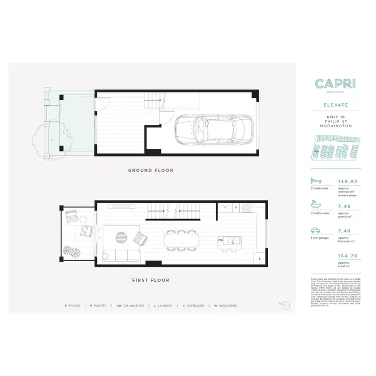Floorplan of Homely townhouse listing, 16/2 Philip Street, Mornington VIC 3931