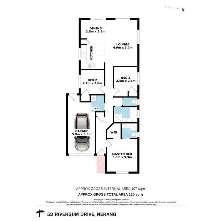 Floorplan of Homely house listing, 52 Rivergum Drive, Nerang QLD 4211