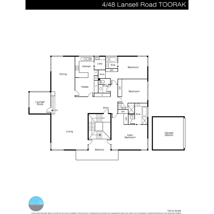 Floorplan of Homely apartment listing, 4/48 Lansell Road, Toorak VIC 3142