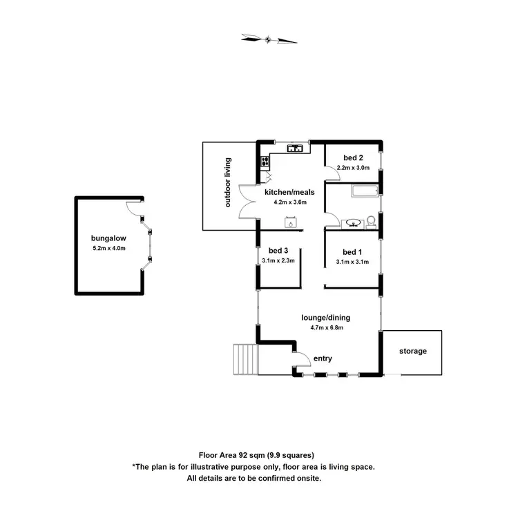 Floorplan of Homely house listing, 8 Wright Road, Emerald VIC 3782