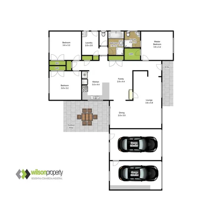 Floorplan of Homely house listing, 1 Farina Court, Traralgon VIC 3844