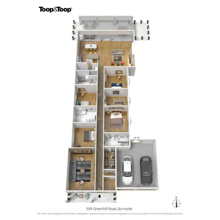 Floorplan of Homely house listing, 599 Greenhill Road, Burnside SA 5066