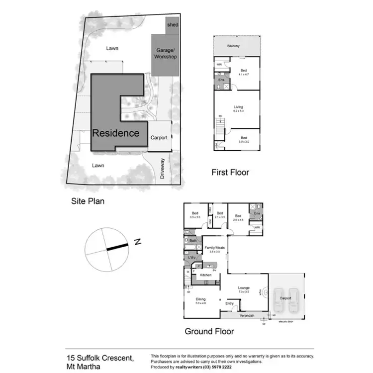 Floorplan of Homely house listing, 15 Suffolk Crescent, Mount Martha VIC 3934