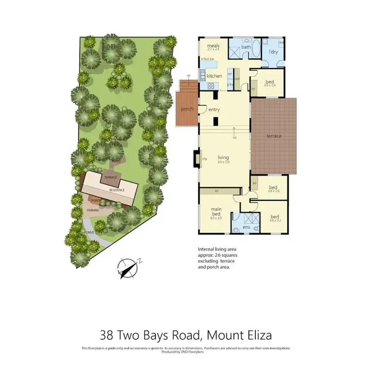 Floorplan of Homely house listing, 38 Two Bays Road, Mount Eliza VIC 3930