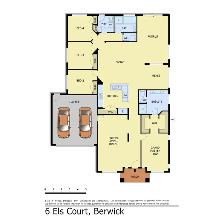 Floorplan of Homely house listing, 6 Els Court, Berwick VIC 3806