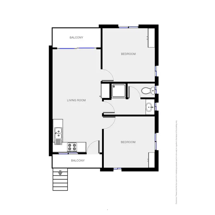 Floorplan of Homely apartment listing, 3/121 Merimbula Drive, Merimbula NSW 2548