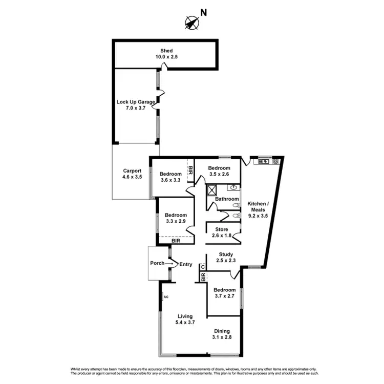 Floorplan of Homely house listing, 35 Mulhall Drive, St Albans VIC 3021