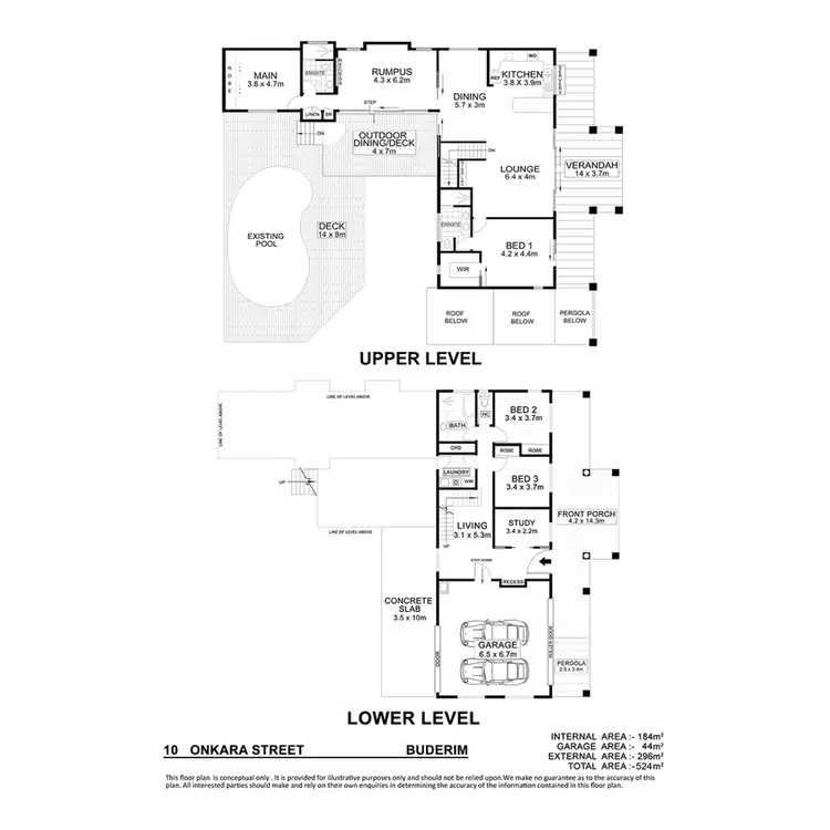 Floorplan of Homely house listing, 10 Onkara Street, Buderim QLD 4556