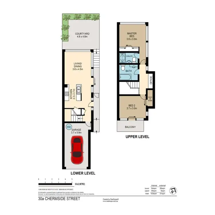 Floorplan of Homely house listing, 30A Chermside Street, Teneriffe QLD 4005