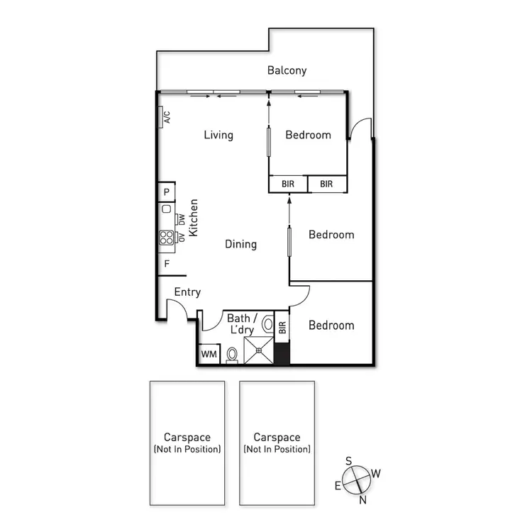 Floorplan of Homely apartment listing, 101/15 Pickles Street, Port Melbourne VIC 3207