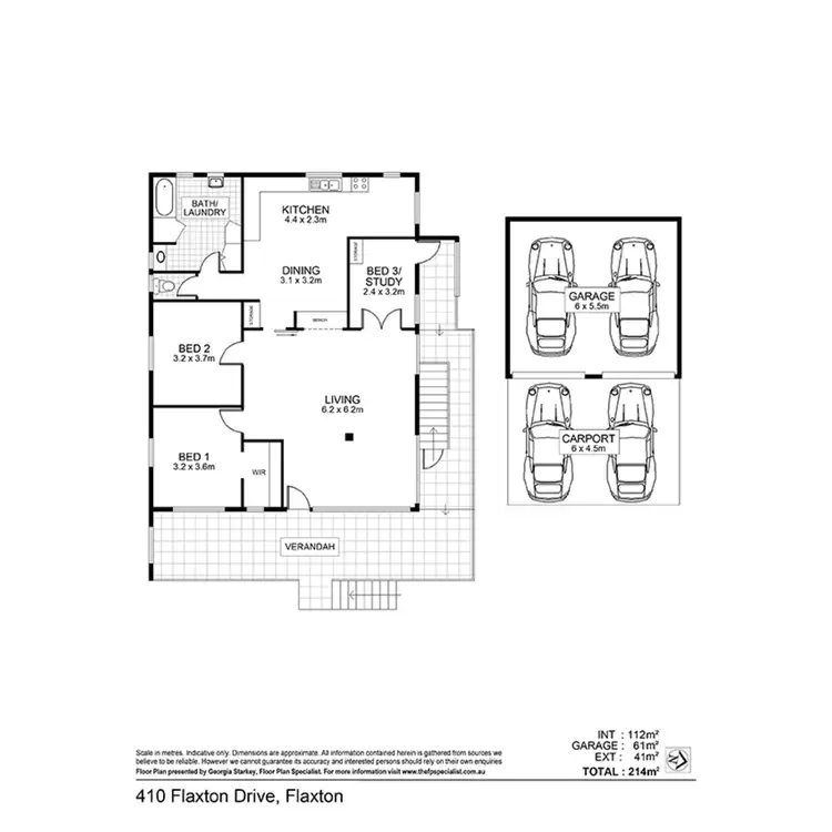 Floorplan of Homely house listing, 410 Flaxton Drive, Flaxton QLD 4560