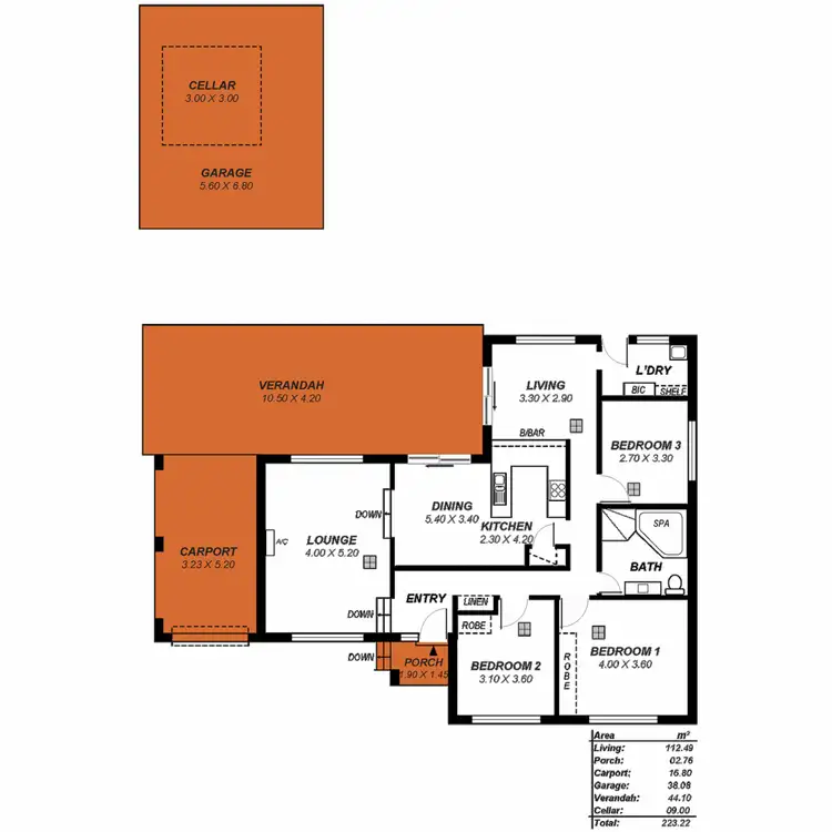 Floorplan of Homely house listing, 12 Turquoise Drive, Salisbury East SA 5109