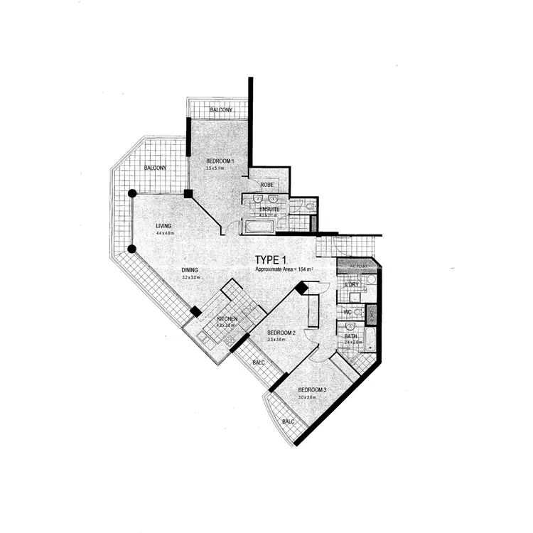 Floorplan of Homely apartment listing, 70/8 Goodwin Street, Kangaroo Point QLD 4169