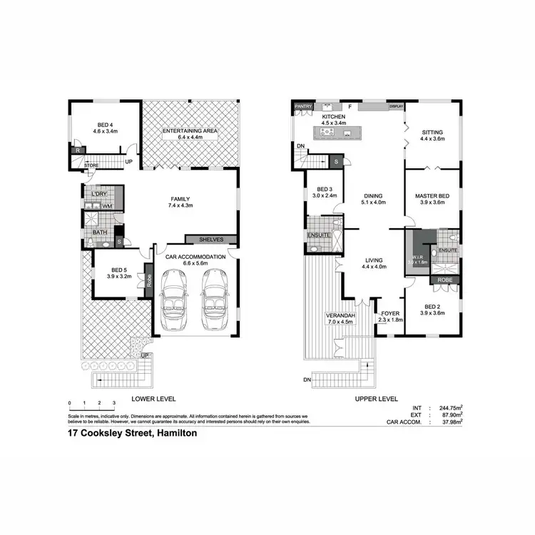 Floorplan of Homely house listing, 17 Cooksley Street, Hamilton QLD 4007
