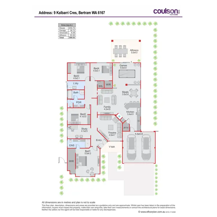 Floorplan of Homely house listing, 9 Kalbarri Crescent, Bertram WA 6167