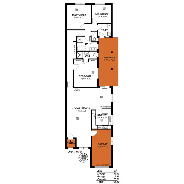Floorplan of Homely house listing, 12 Jellicoe Street, Linden Park SA 5065