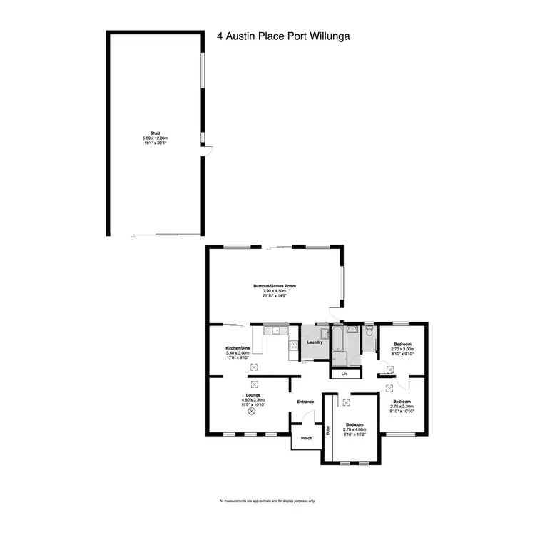 Floorplan of Homely house listing, 4 Austin Place, Port Willunga SA 5173