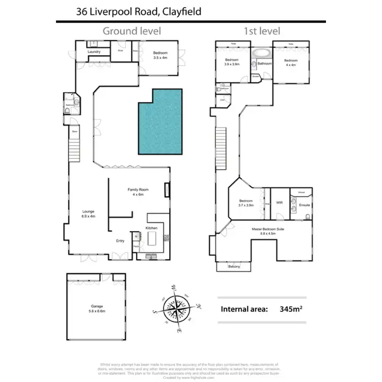 Floorplan of Homely house listing, 36 Liverpool Road, Clayfield QLD 4011