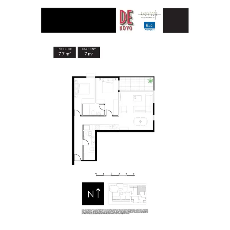 Floorplan of Homely apartment listing, 207/6 - 8 Gamble Street, Brunswick East VIC 3057
