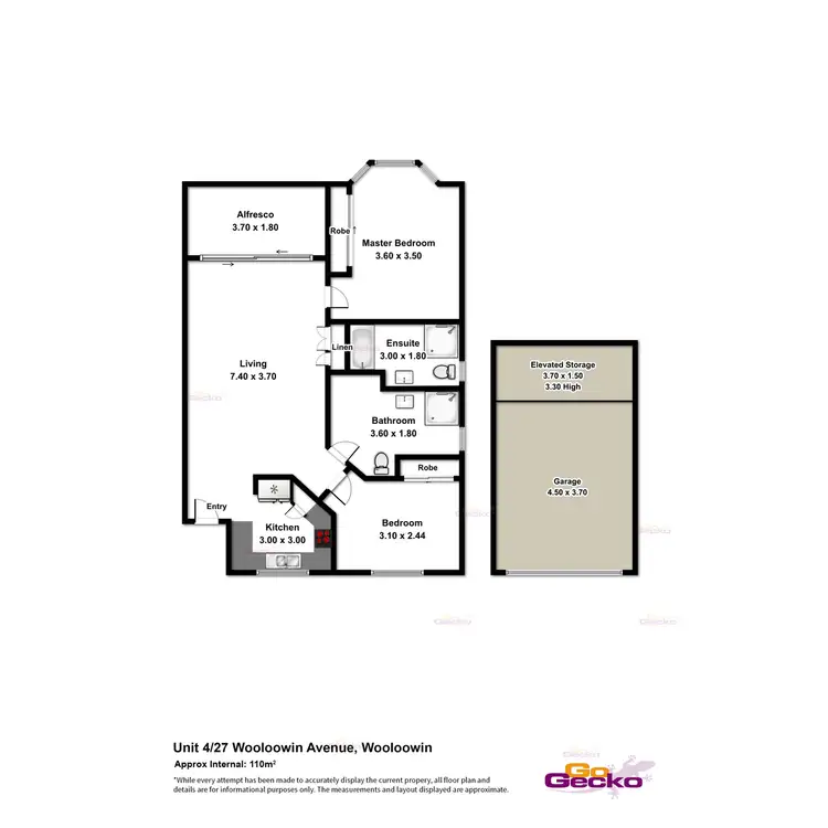 Floorplan of Homely unit listing, 4/27 Wooloowin Avenue, Wooloowin QLD 4030