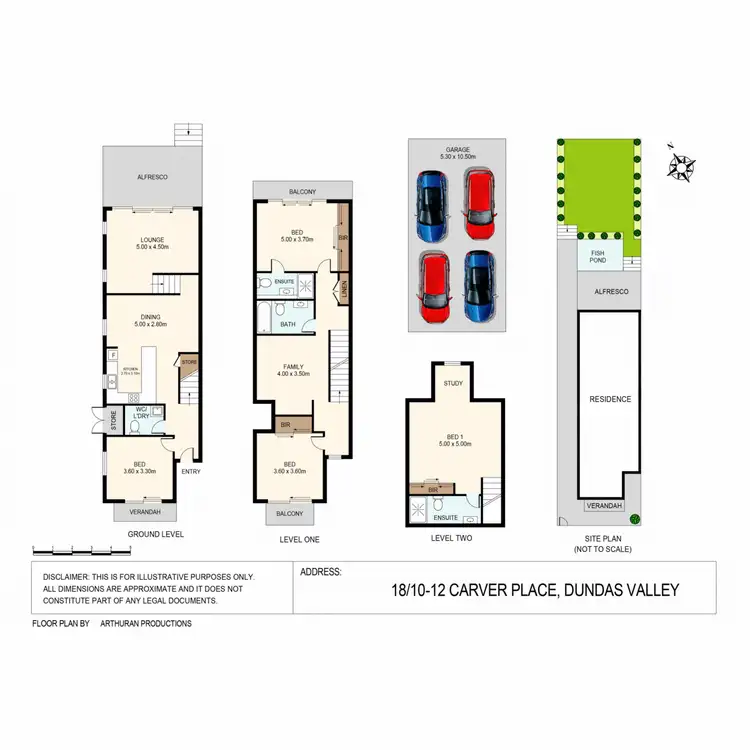 Floorplan of Homely townhouse listing, 18/10-12 Carver Place, Dundas Valley NSW 2117