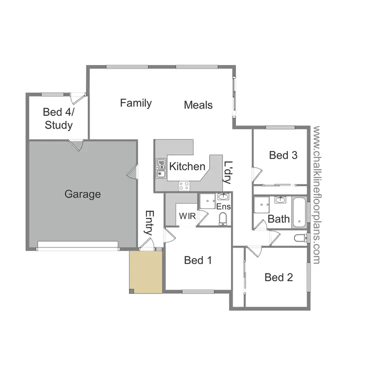 Floorplan of Homely house listing, 2/41 Highton Lane, Mansfield VIC 3722