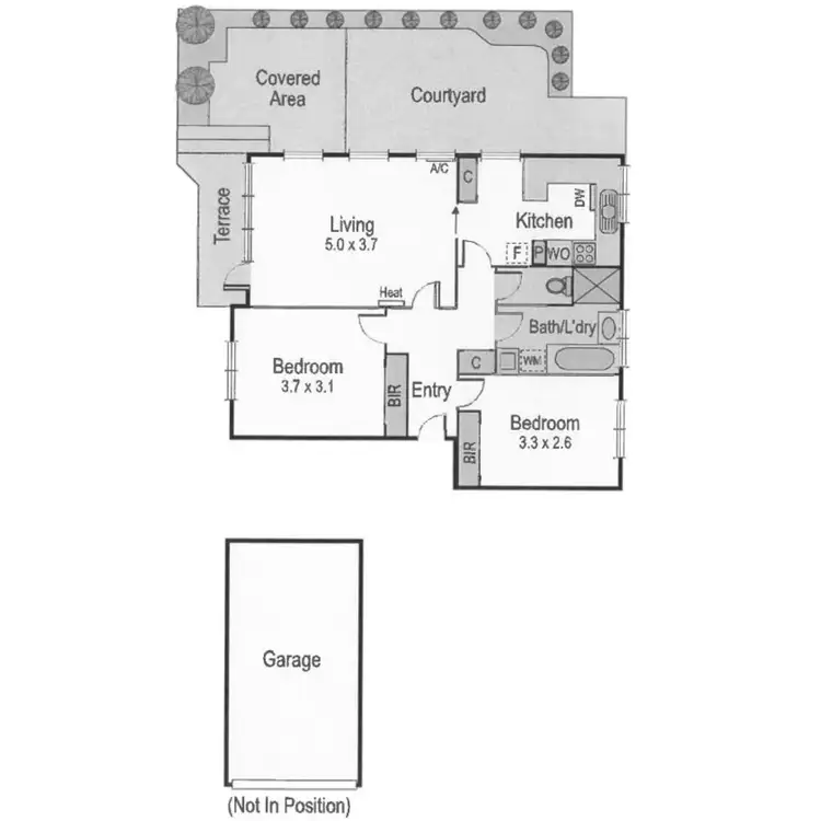 Floorplan of Homely apartment listing, 1/7 Alfriston Street, Elwood VIC 3184