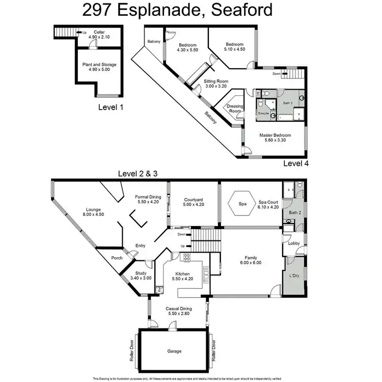 Floorplan of Homely house listing, 297 Esplanade, Seaford SA 5169