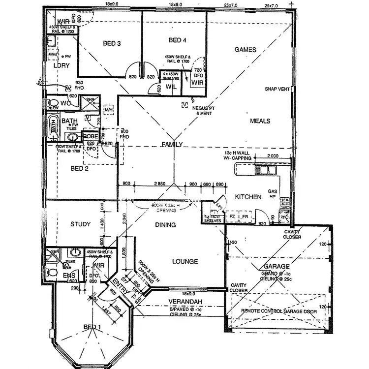 Floorplan of Homely house listing, 5 Cadoux Promenade, Canning Vale WA 6155