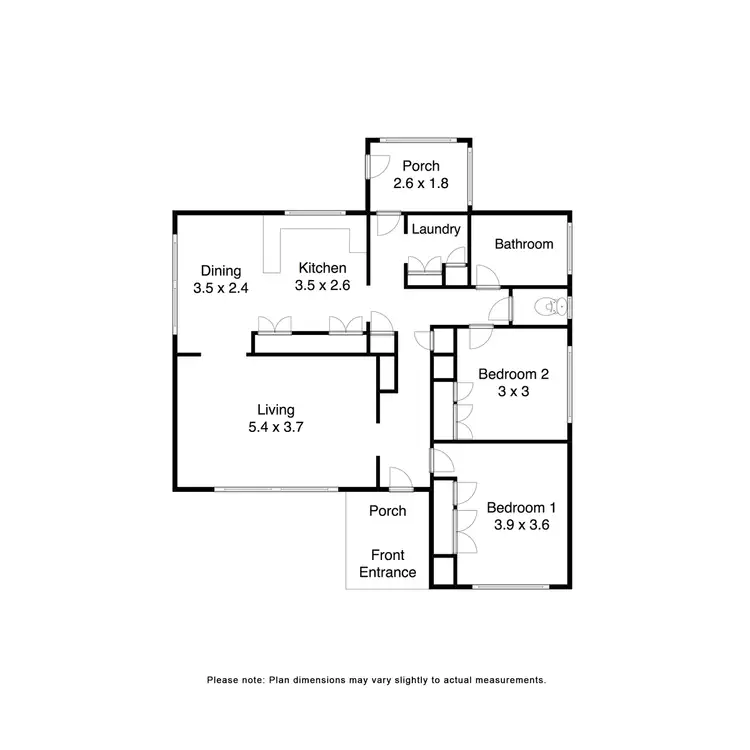 Floorplan of Homely house listing, 5 Hastings Street, Wendouree VIC 3355